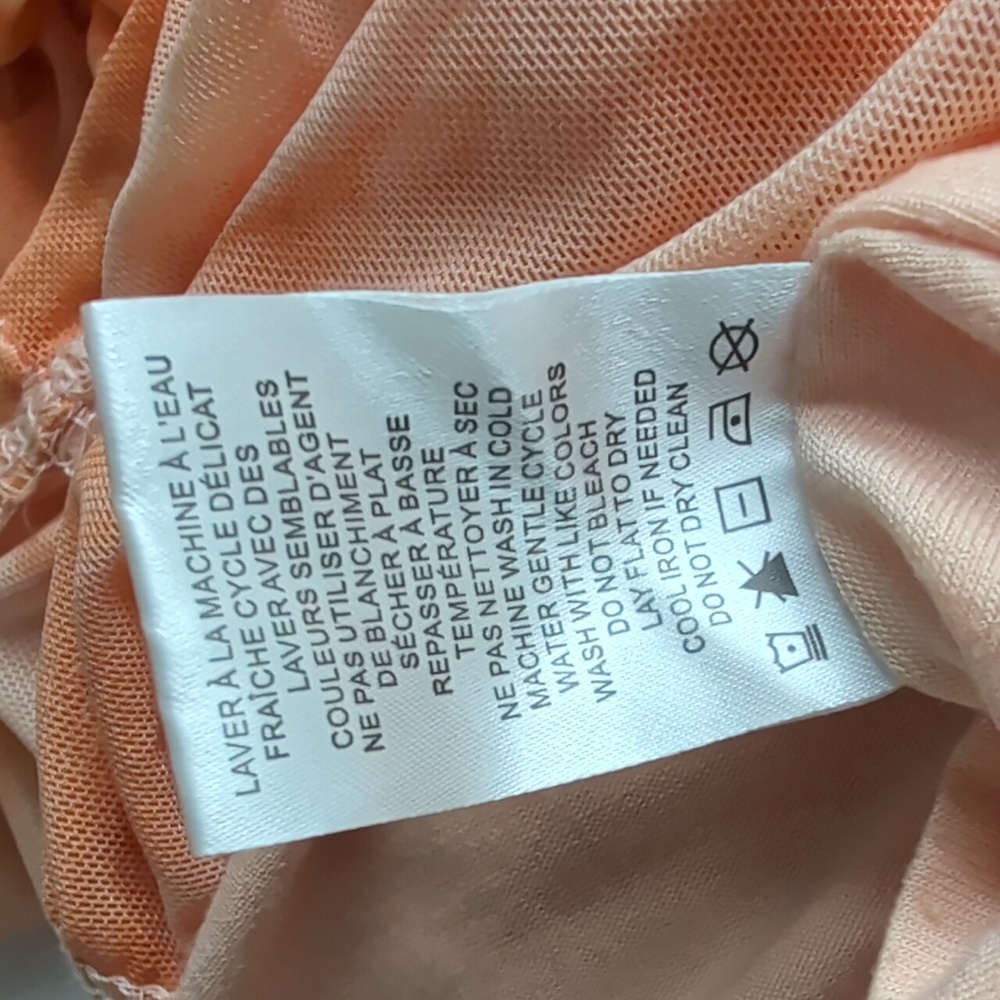 Revolve x House of Harlow 1960 Dress Ruched Maxi Sleeveless Orange Women's Sz L - Picture 10 of 11